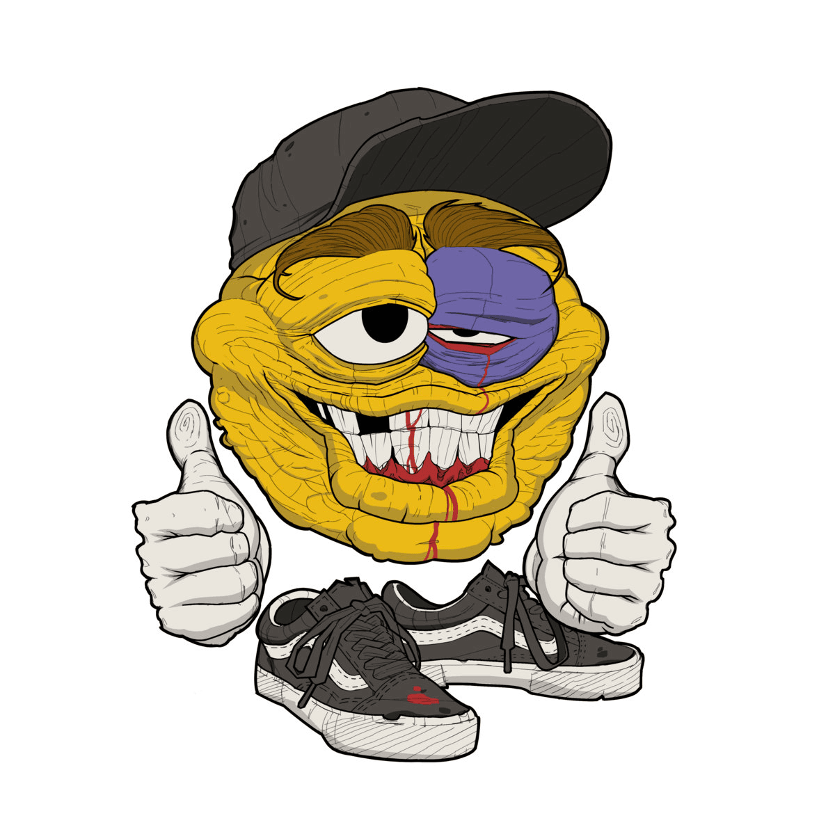 Billy Mosh, the Devoid of Beauty mascot